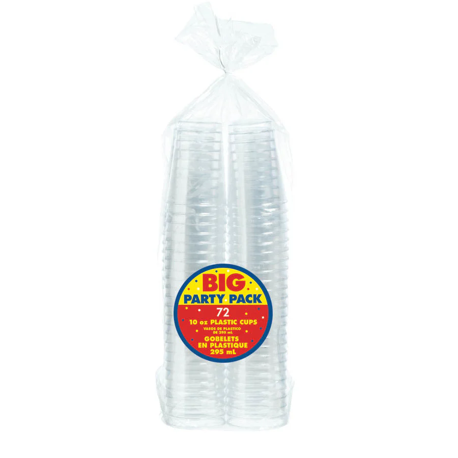 10 Oz. Plastic Tumbler - Clear