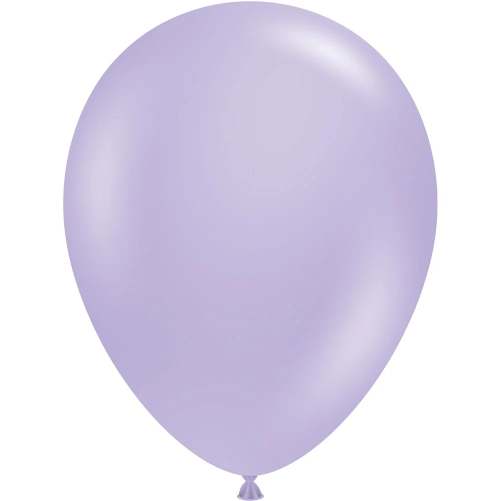 Tuftex 11" Blossom Light Purple Latex Balloons (100ct)