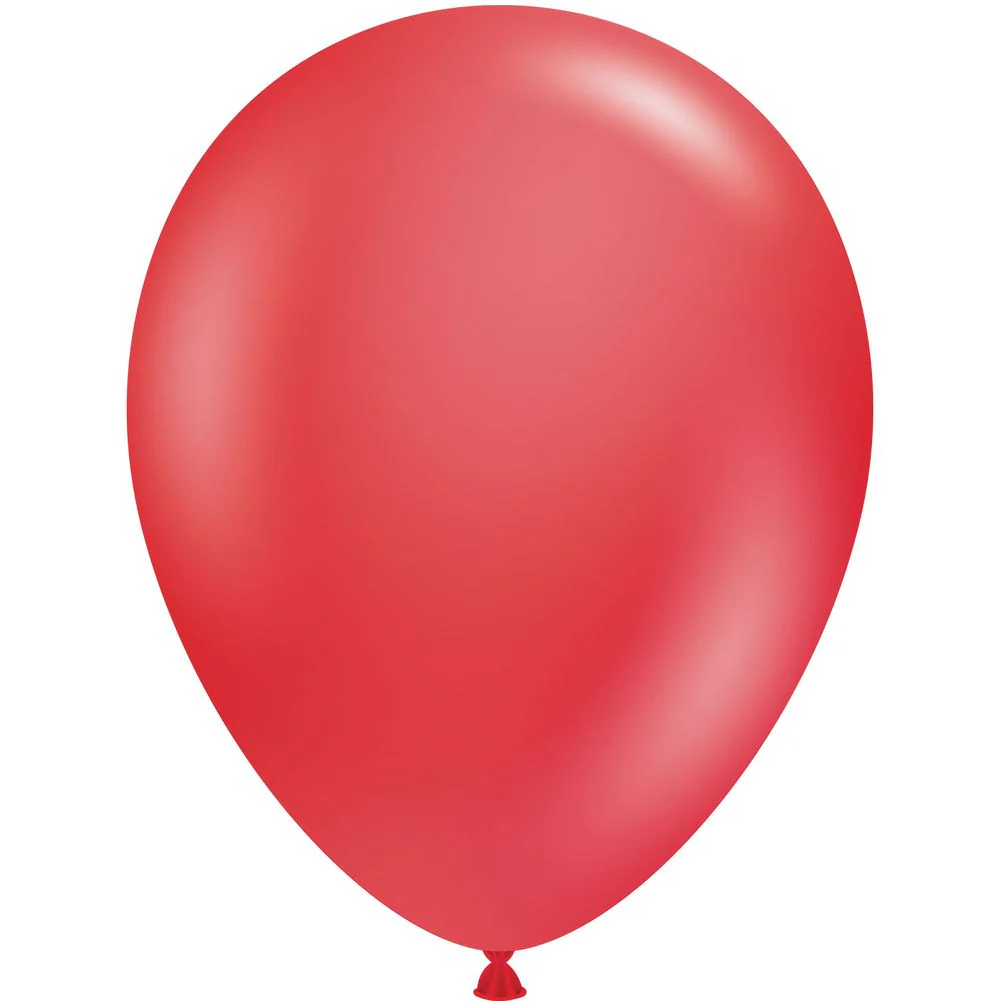 Tuftex 11" Crystal Red Latex Balloons (100ct)
