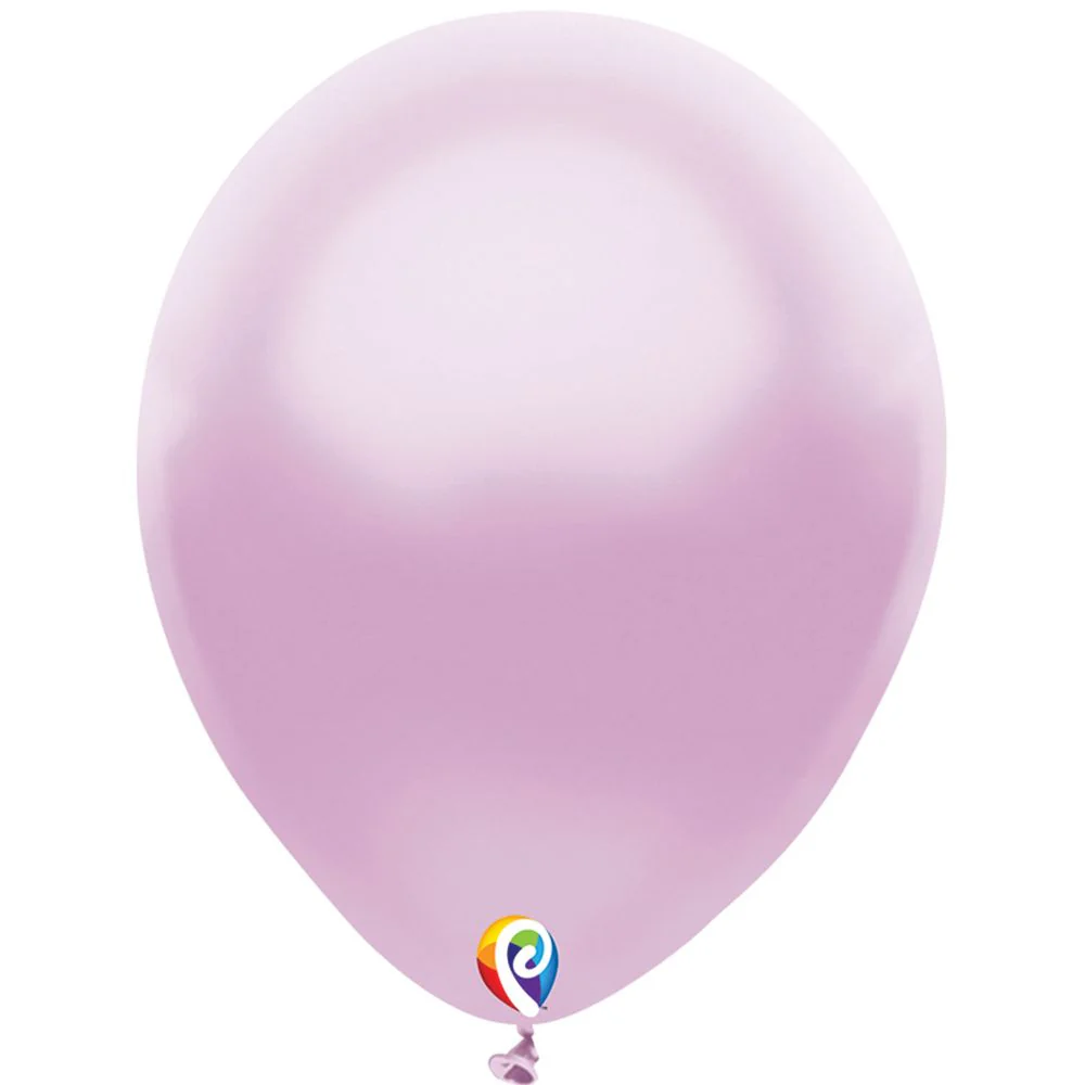 Funsational 12" Pearl Lilac Latex Balloons, 50ct