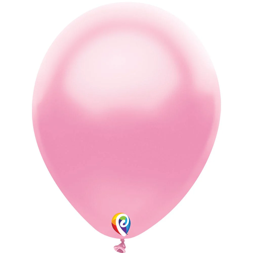 Funsational 12" Pearl Pink Latex Balloons, 50ct