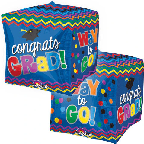 15" Graduation Celebration Cubez