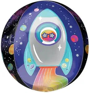15" Outer Space Orbz Balloon (1ct)