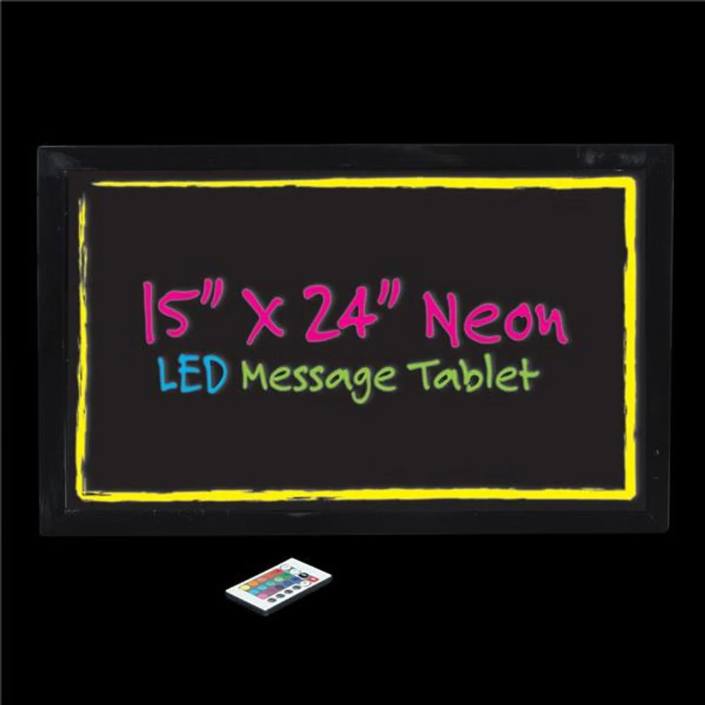 15" x 24" Neon Message Tablet