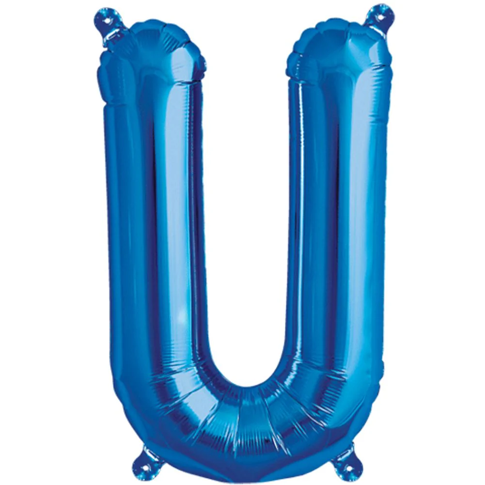 16" Letter U Foil Balloon