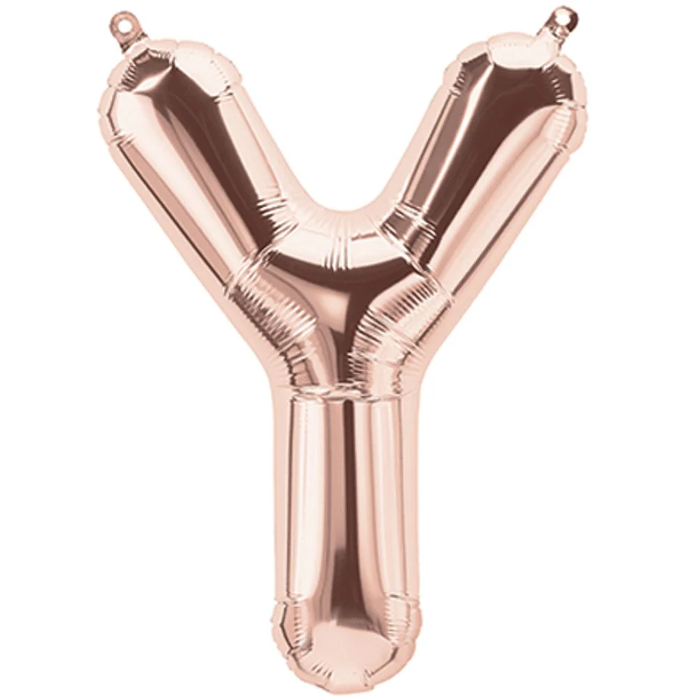 16" LETTER Y ROSE GOLD