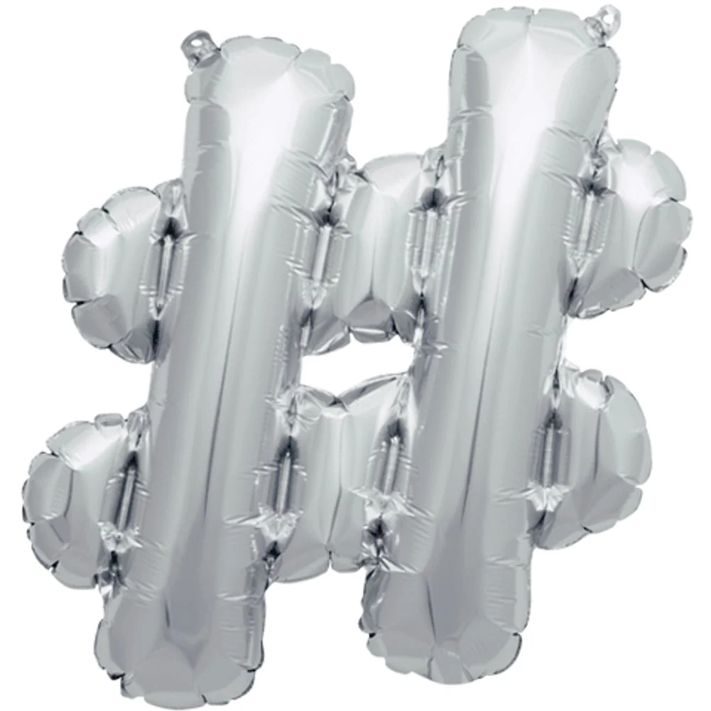 16" # Silver Foil Balloon