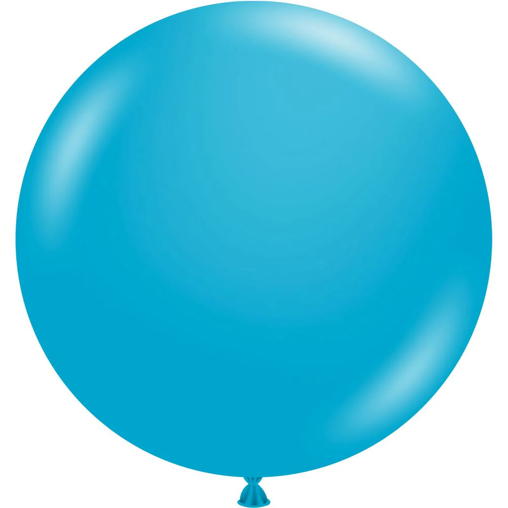 Tuftex 17" Turquoise Pastel Latex Balloons (50ct)