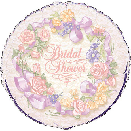 18" Bridal Shower Unique Flat