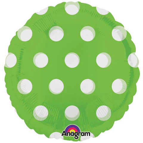 18" Dots Lime Magicolor