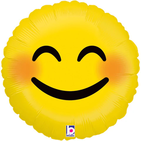 18" Emoji Smiley Foil Balloon