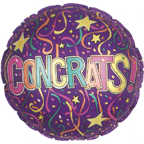 18" Festive Congratulations Cti - Image 2