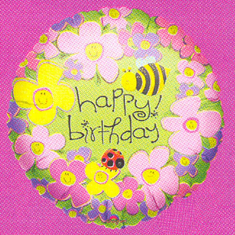 18" Flower Friends Birthday