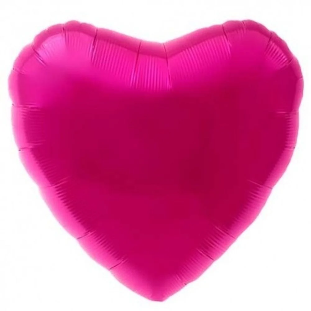 18" Heart Foil Balloon - Magenta