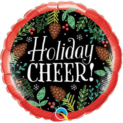 18" HOLIDAY CHEER PINE CONES