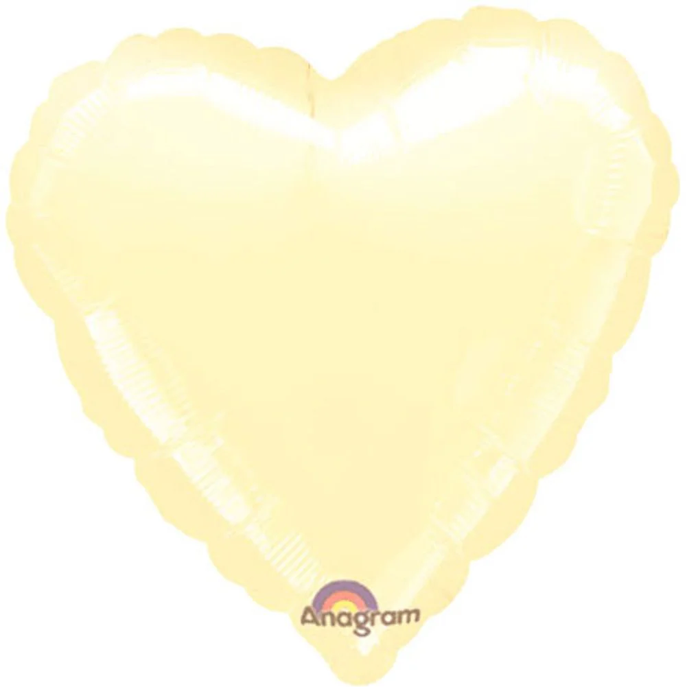 18" Ivory Heart