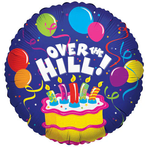 18" Over The Hill Birthday Cake