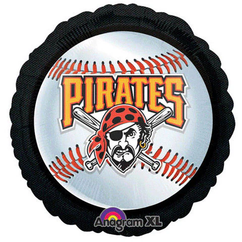 18" Pittsburgh Pirates Colored Baseball