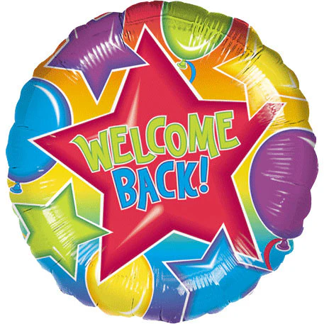 18" Welcome Back Festive Balloon (1 ct)