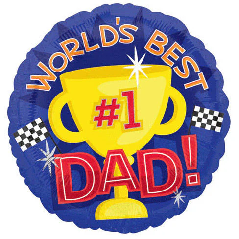 18" World's Best Dad Vlp