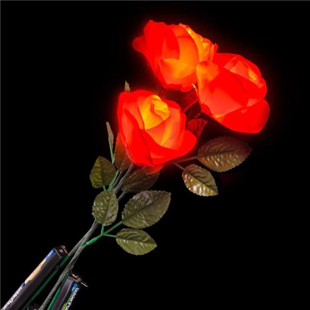 19" Red Light-up Rose (12ct)