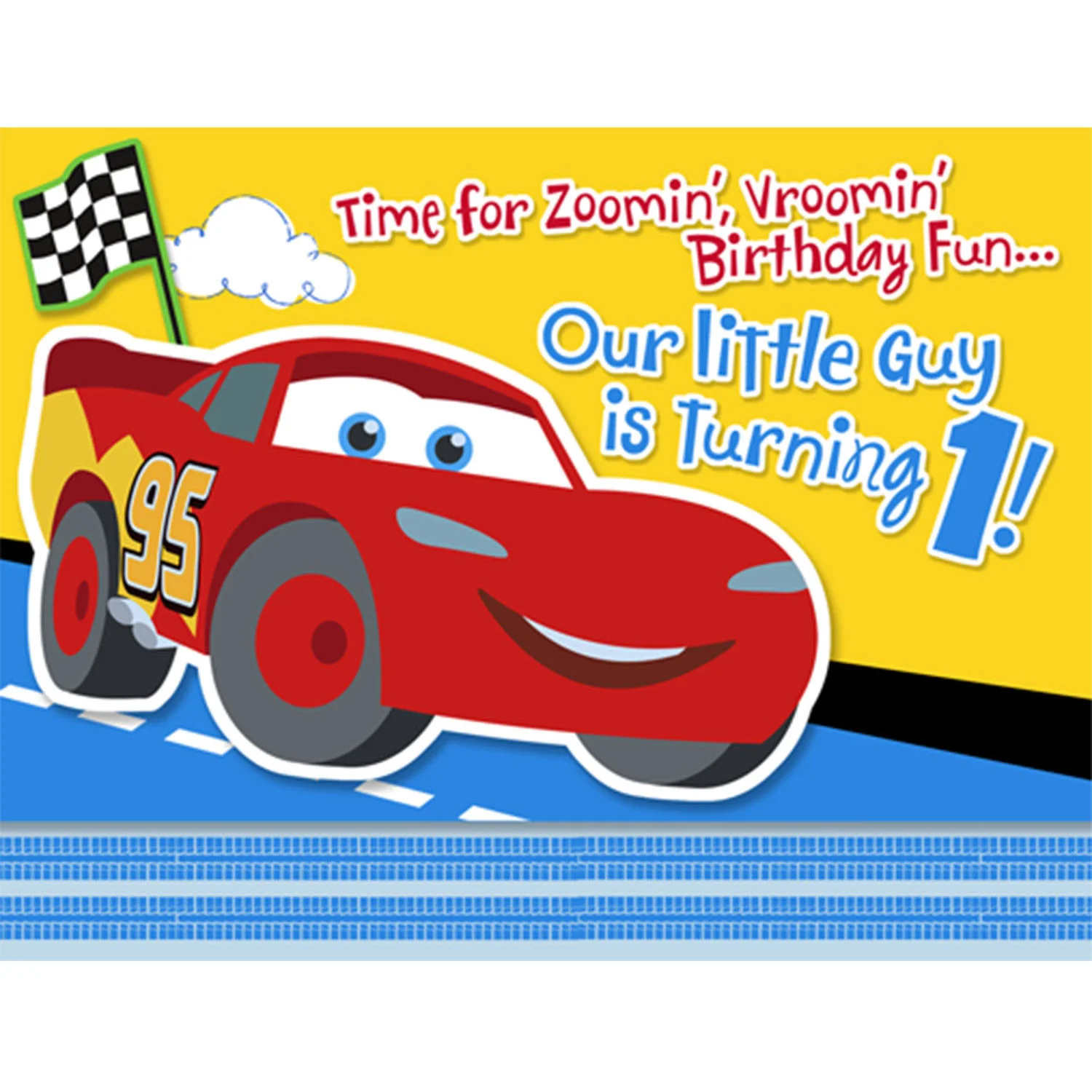 1st Birthday Champ Invitations
