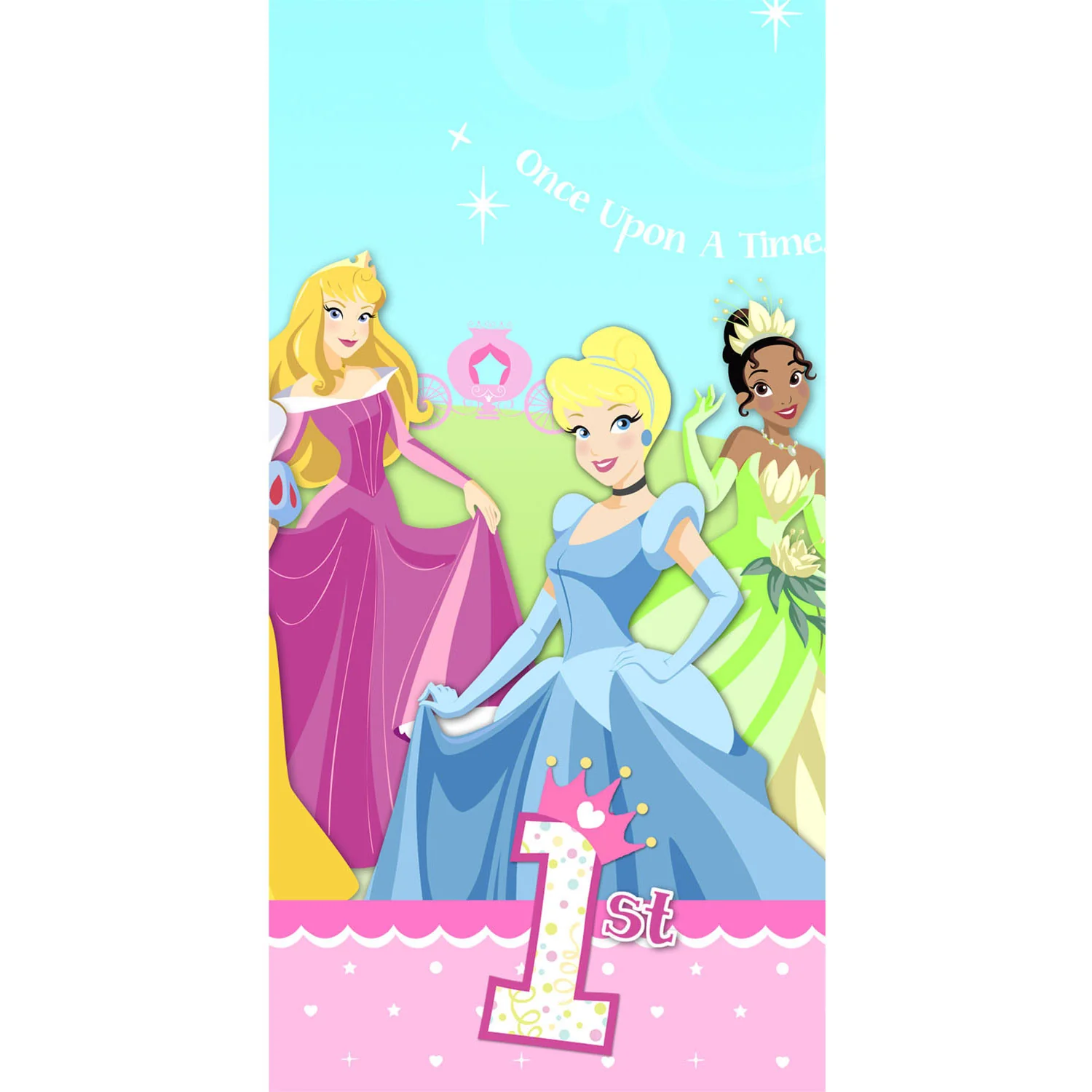 1st Birthday Princess Table Cover - Image 2