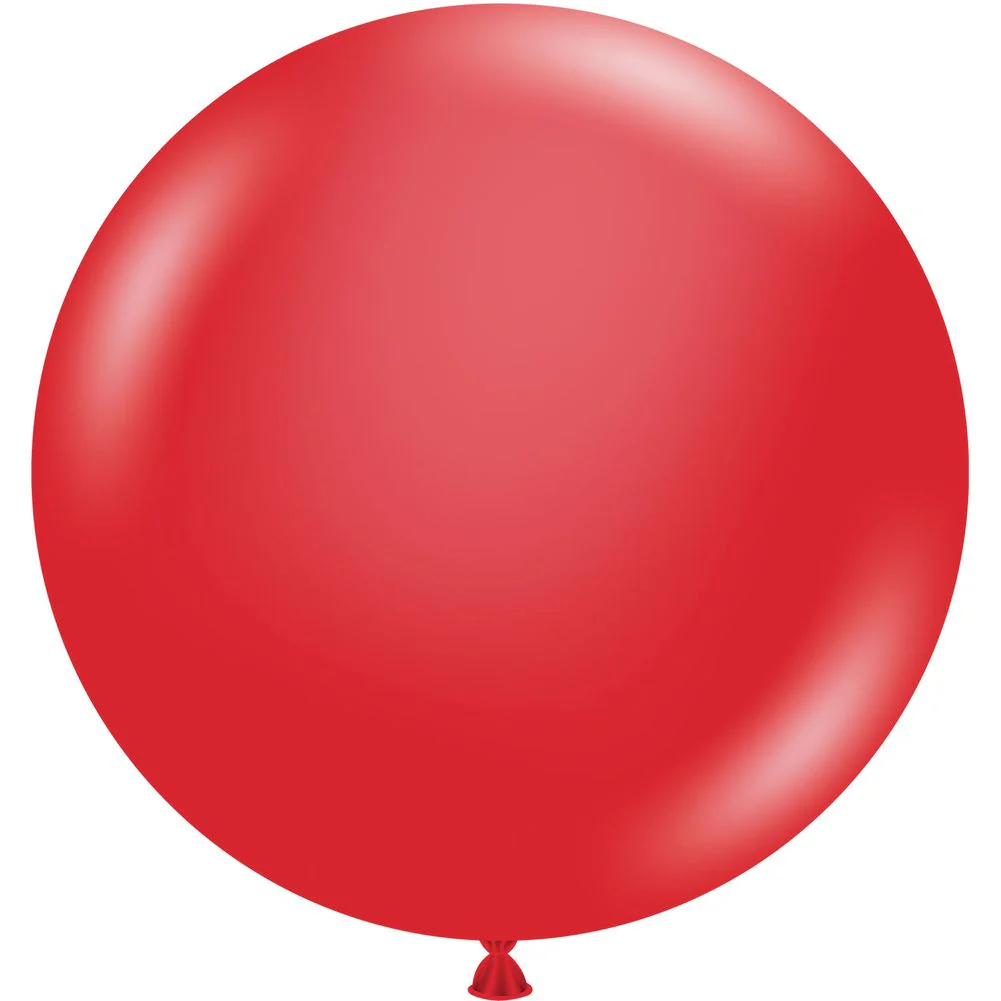 Tuftex 24" Crystal Red Latex Balloons (25ct)