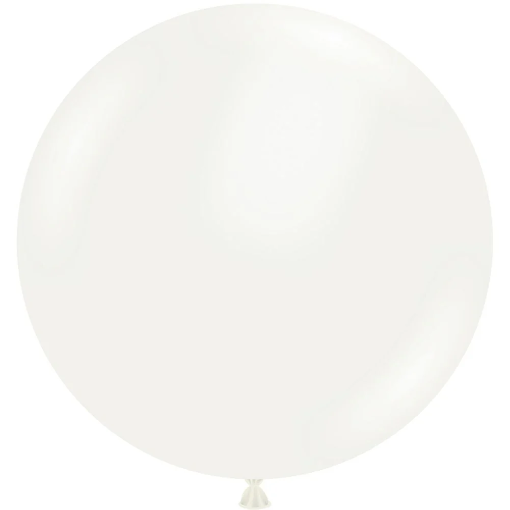 Tuftex 24" White Standard Latex Balloons (25ct)