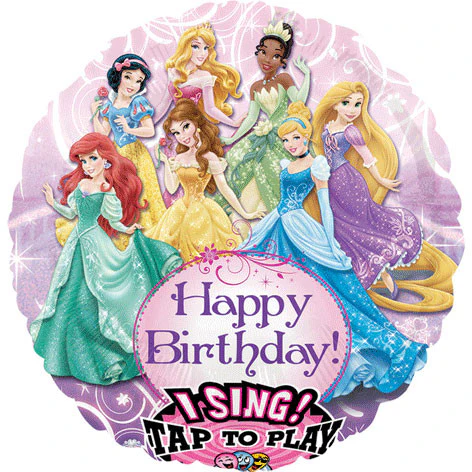28" Princess Birthday Sing-a-tune