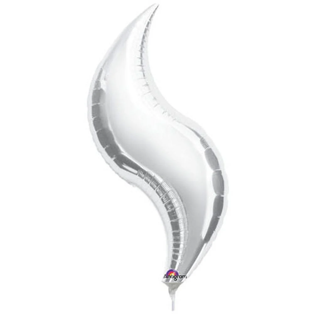 28" Silver Curve
