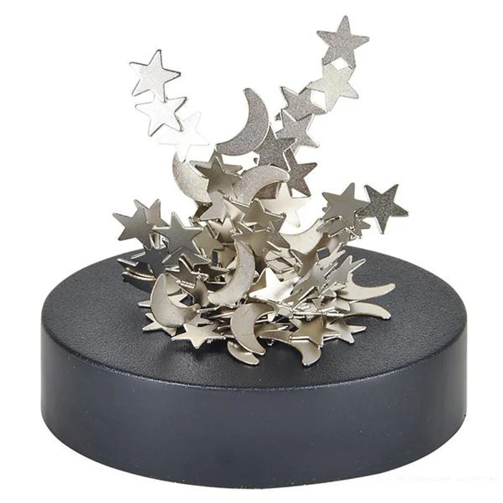 3.5" Star & Moon Magnetic Sculpture (1ct)