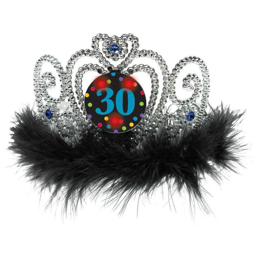 30th Birthday Flashing Tiara