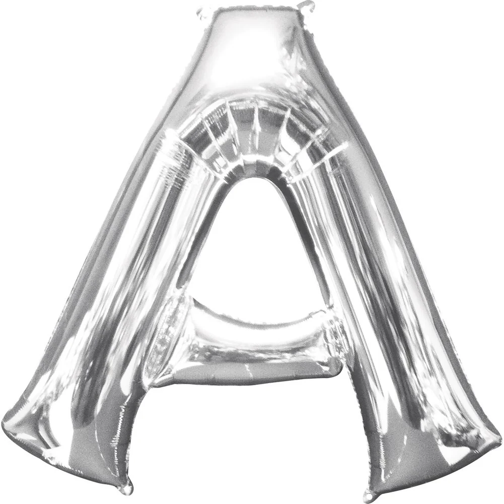 34" LETTER A SILVER