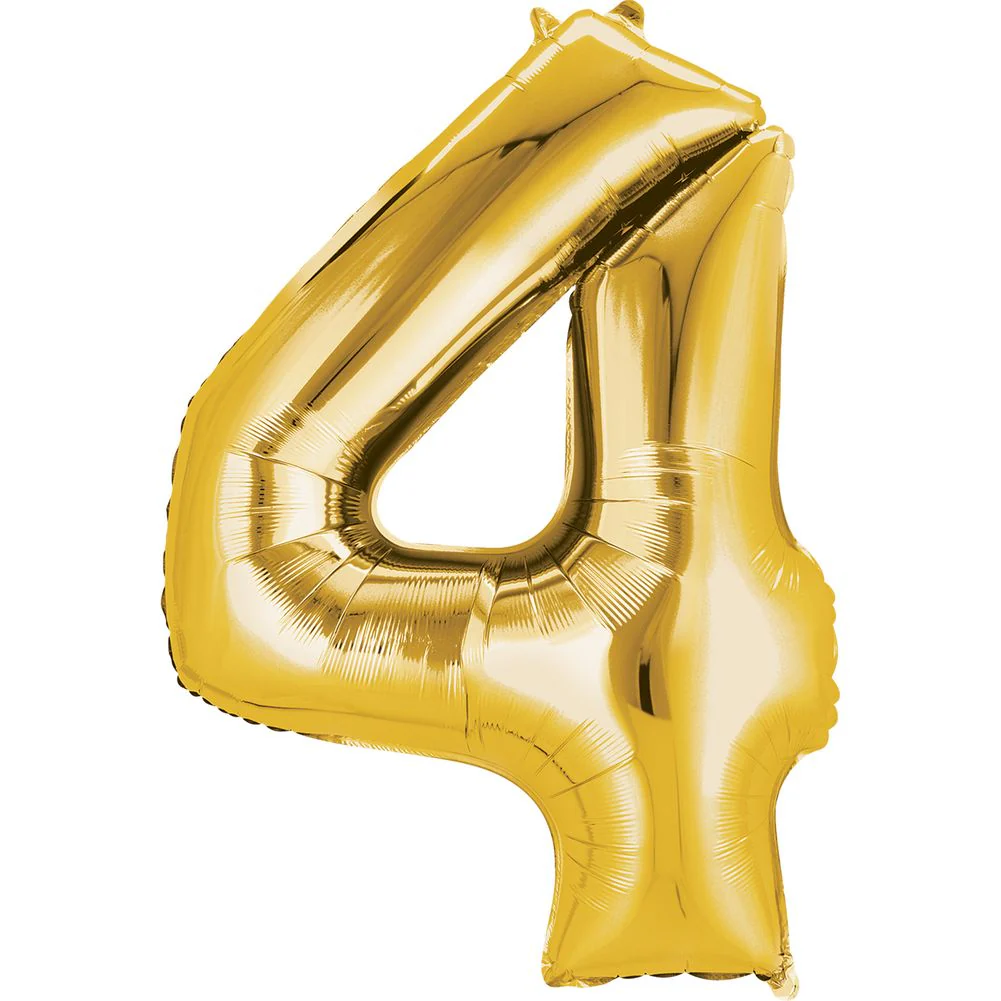 34" NUMBER 4 GOLD