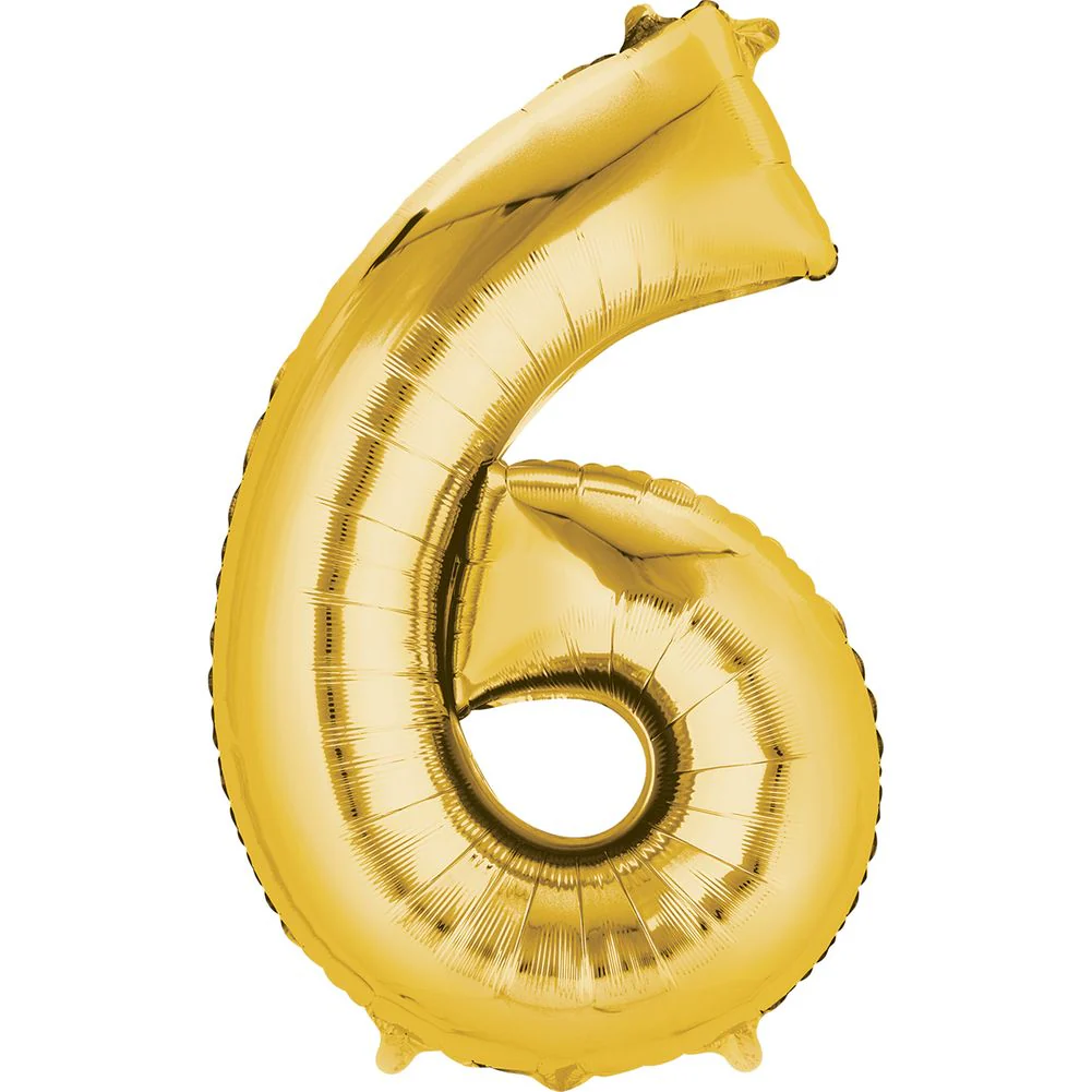 34" NUMBER 6 GOLD