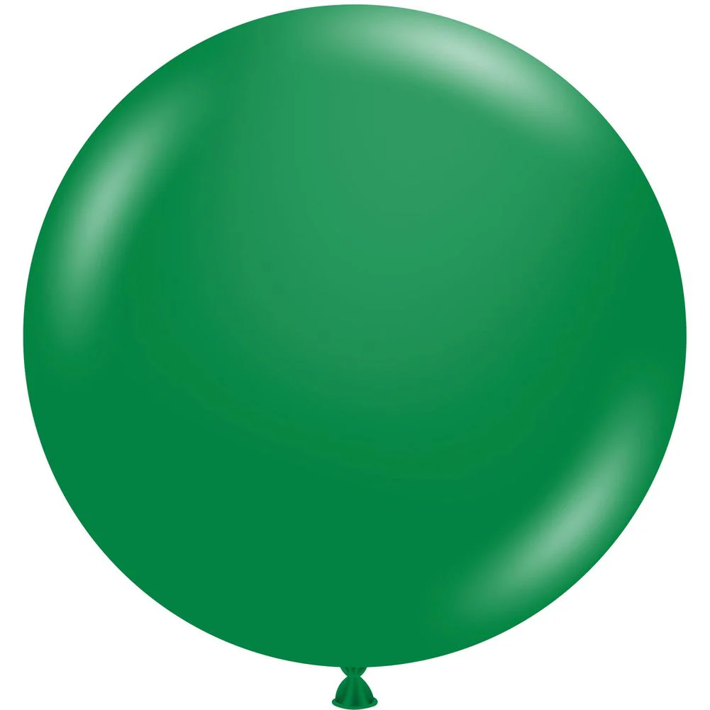 Tuftex 36" Crystal Emerald Green Latex Balloons (10ct)