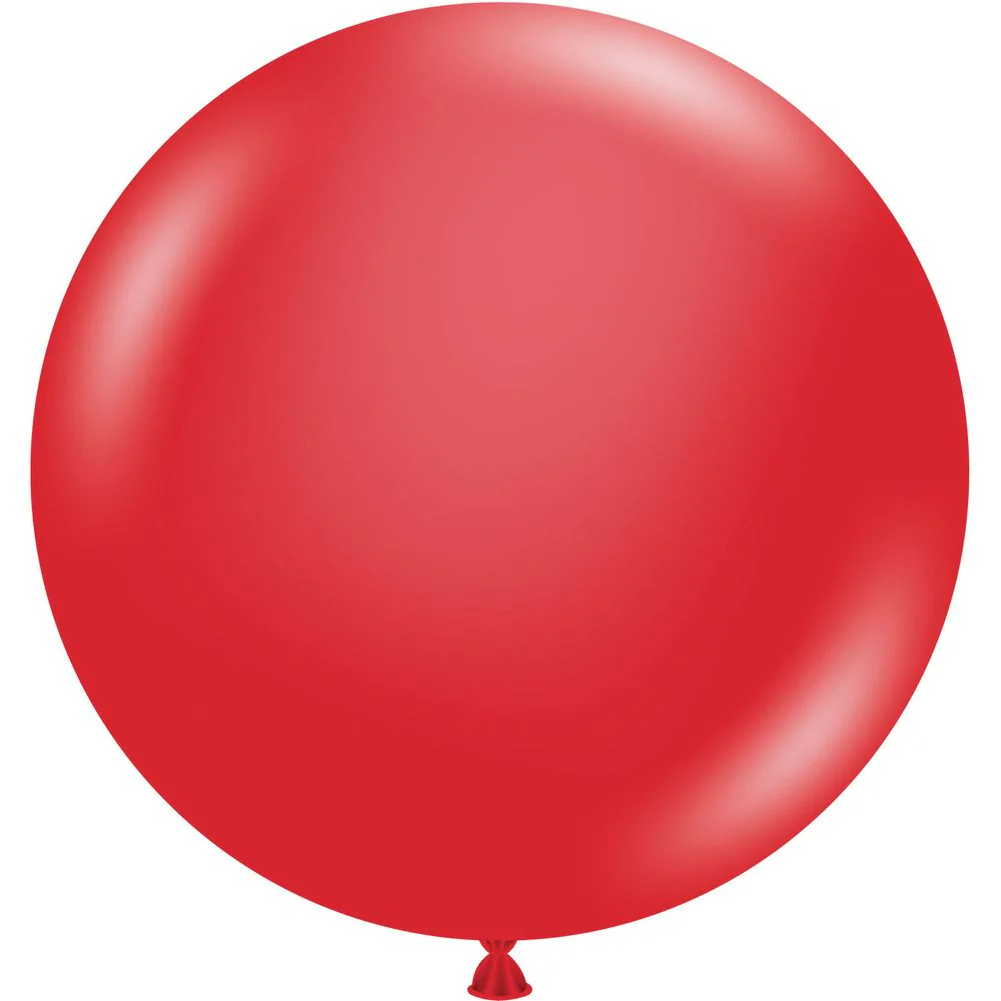 Tuftex 36" Crystal Red Latex Balloons (10ct)