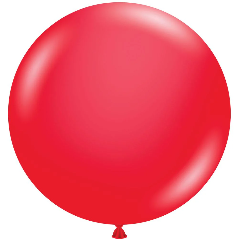 Tuftex 36" Red Standard Latex Balloons (10ct)