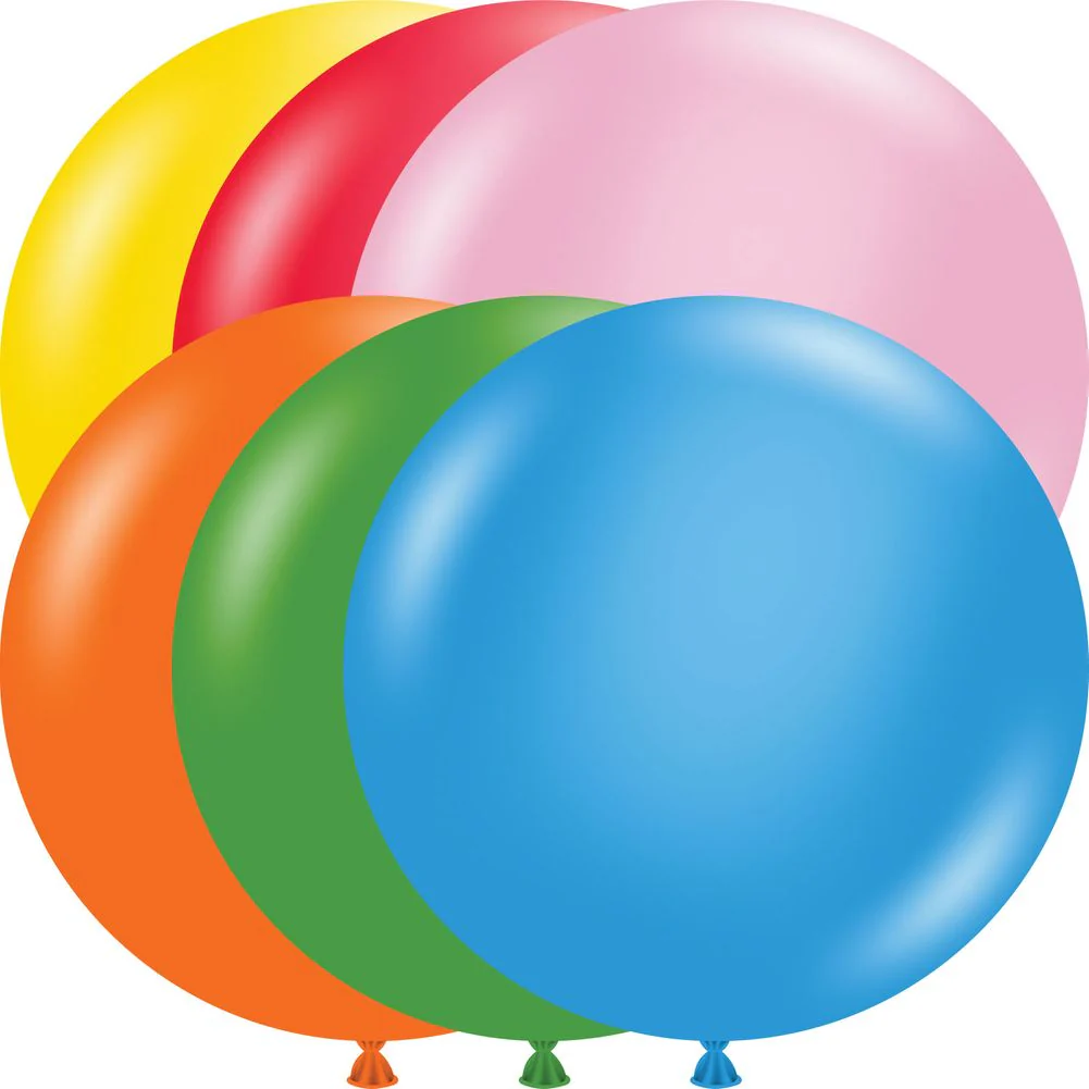 Tuftex 36" Standard Asst Latex Balloons (10ct)