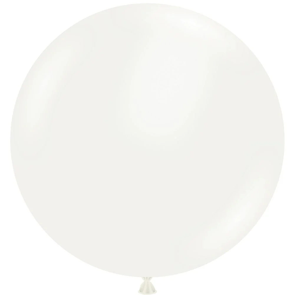 Tuftex 36" White Standard Latex Balloons (10ct)