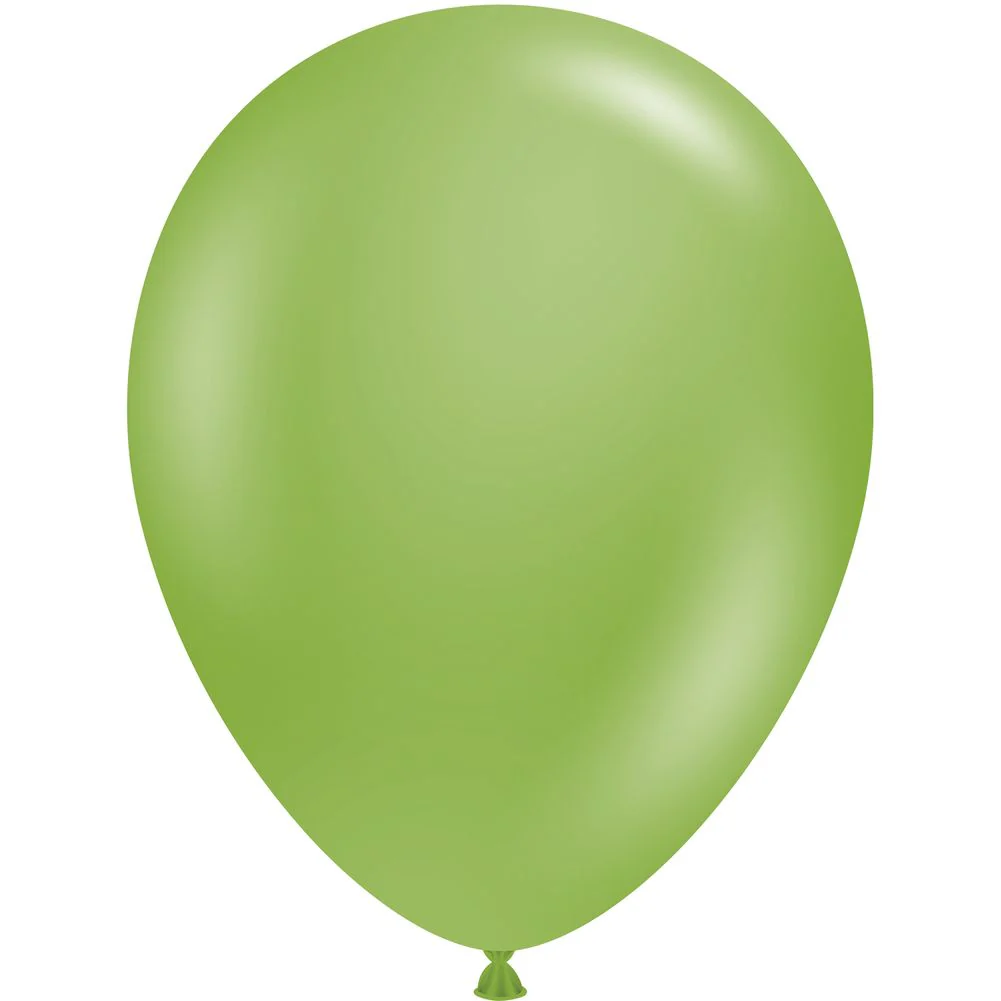 Tuftex 5" Fiona Light Green Latex Balloons (50ct)