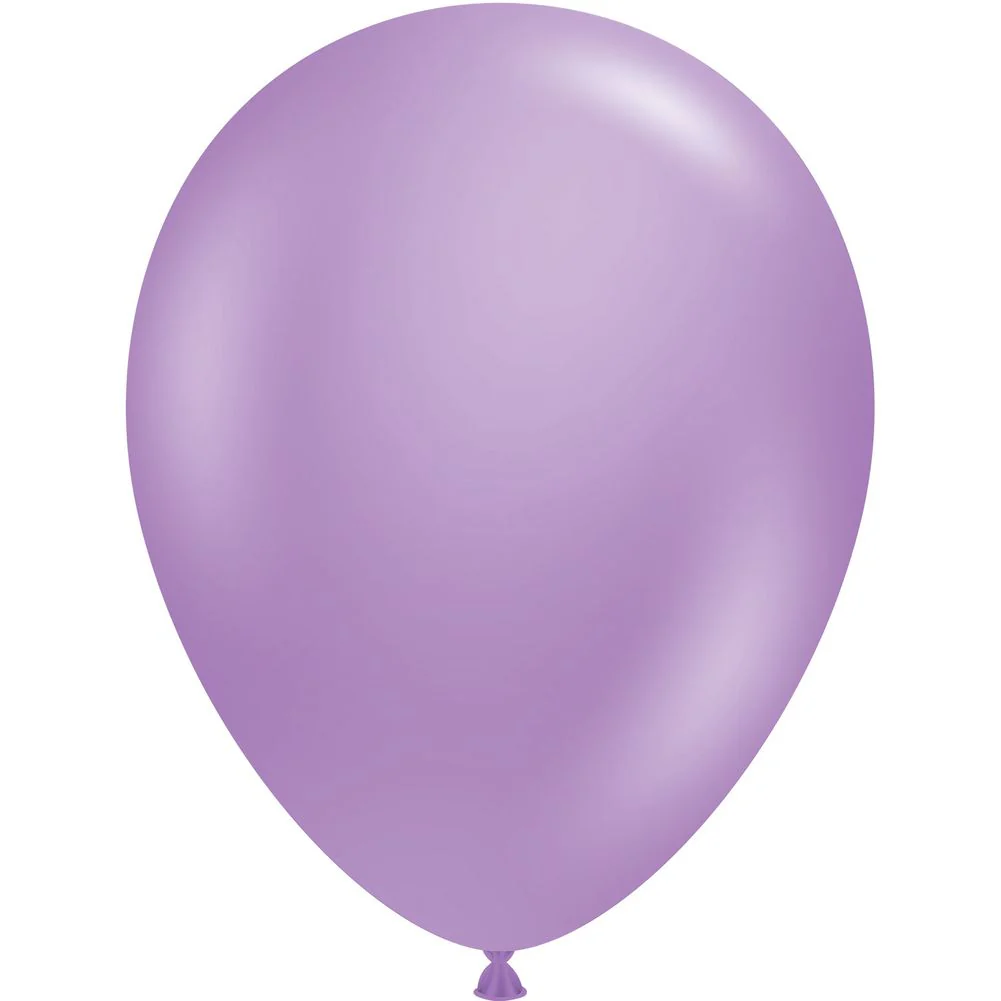 Tuftex 5" Lavender Pastel Latex Balloons (50ct)