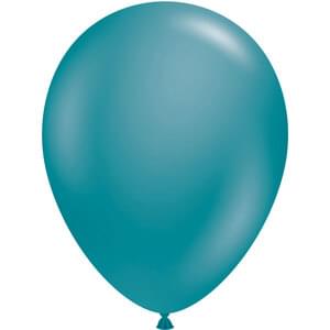 Tuftex 5" Metallic Teal Latex Balloons (50ct)