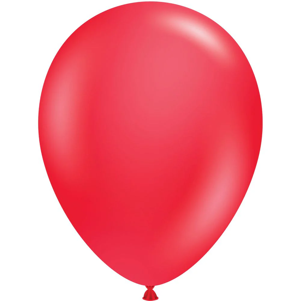 Tuftex 5" Red Standard Latex Balloons (50ct)