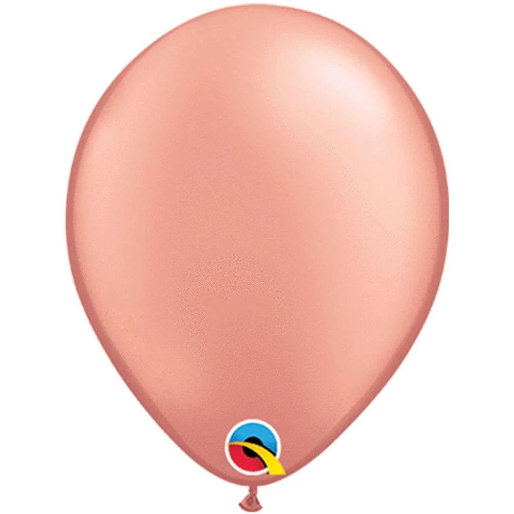 5" Rose Gold Latex Balloons (100ct)