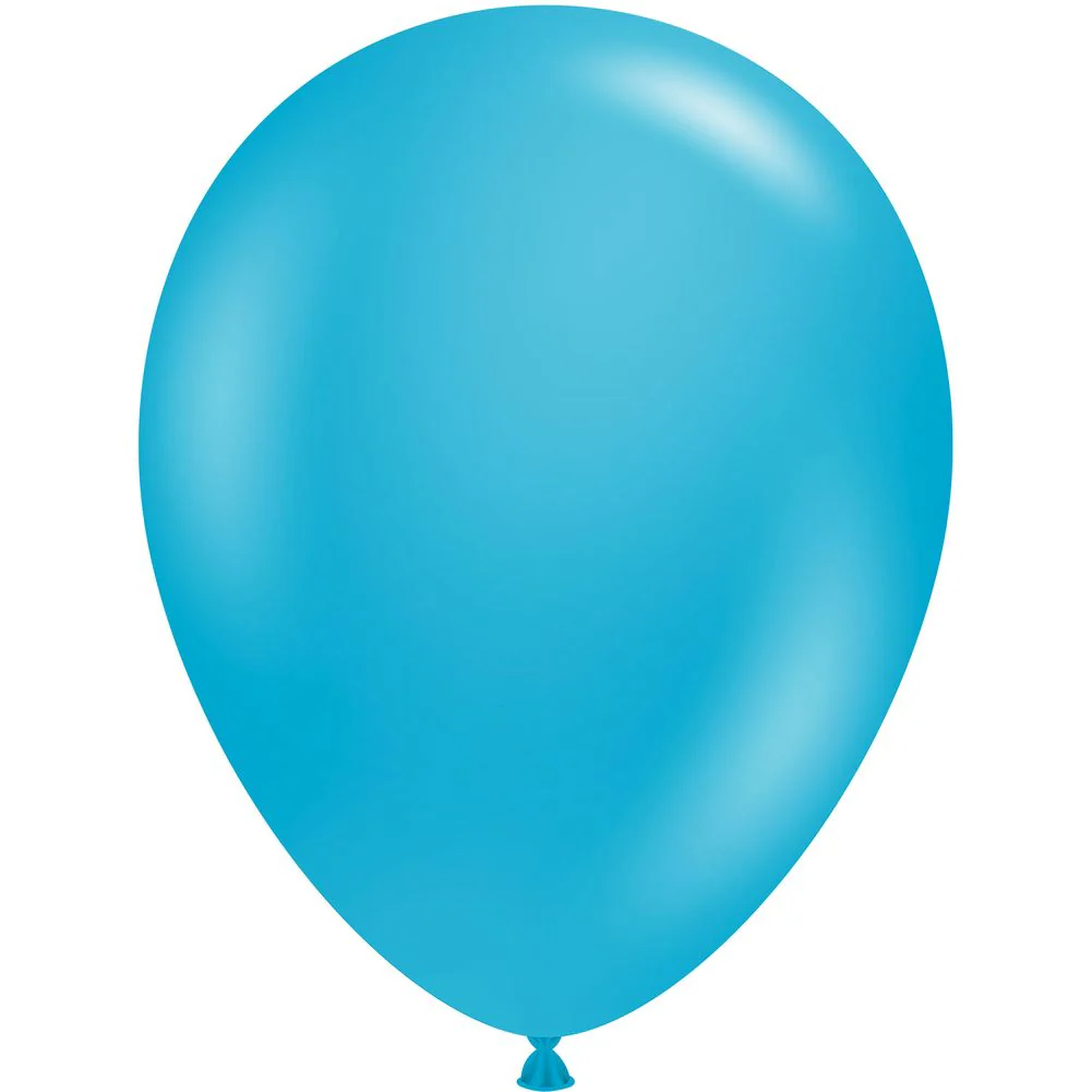 Tuftex 5" Turquoise Pastel Latex Balloons (50ct)