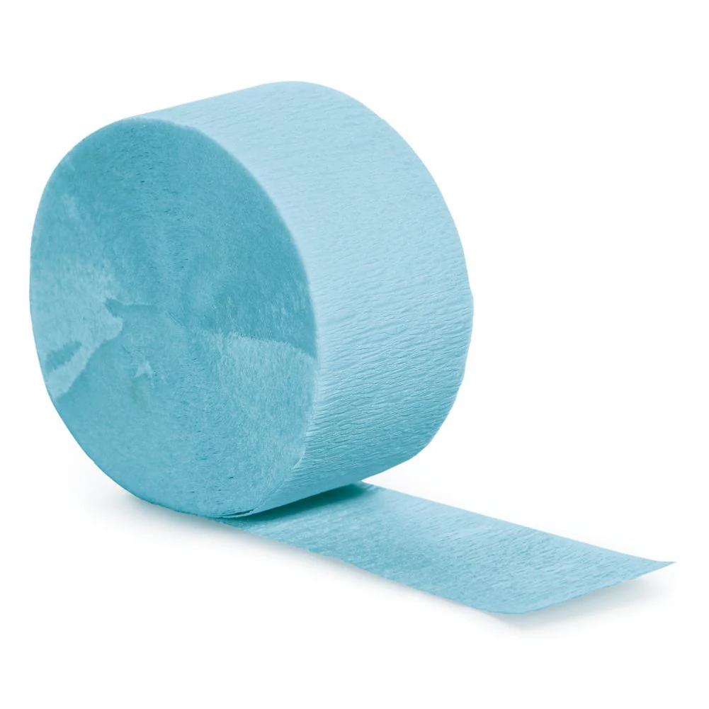 81' Pastel Blue Crepe Streamer