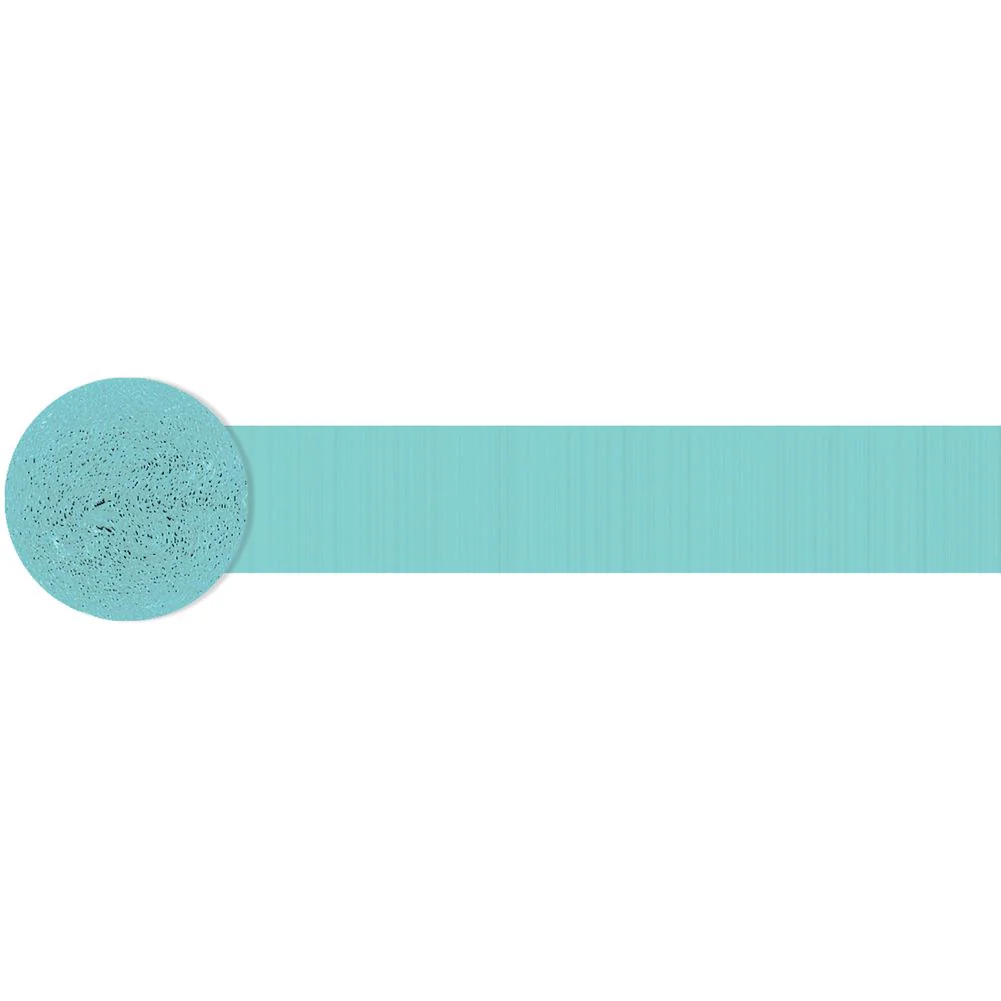 81' Robin's Egg Blue Crepe Paper Streamer