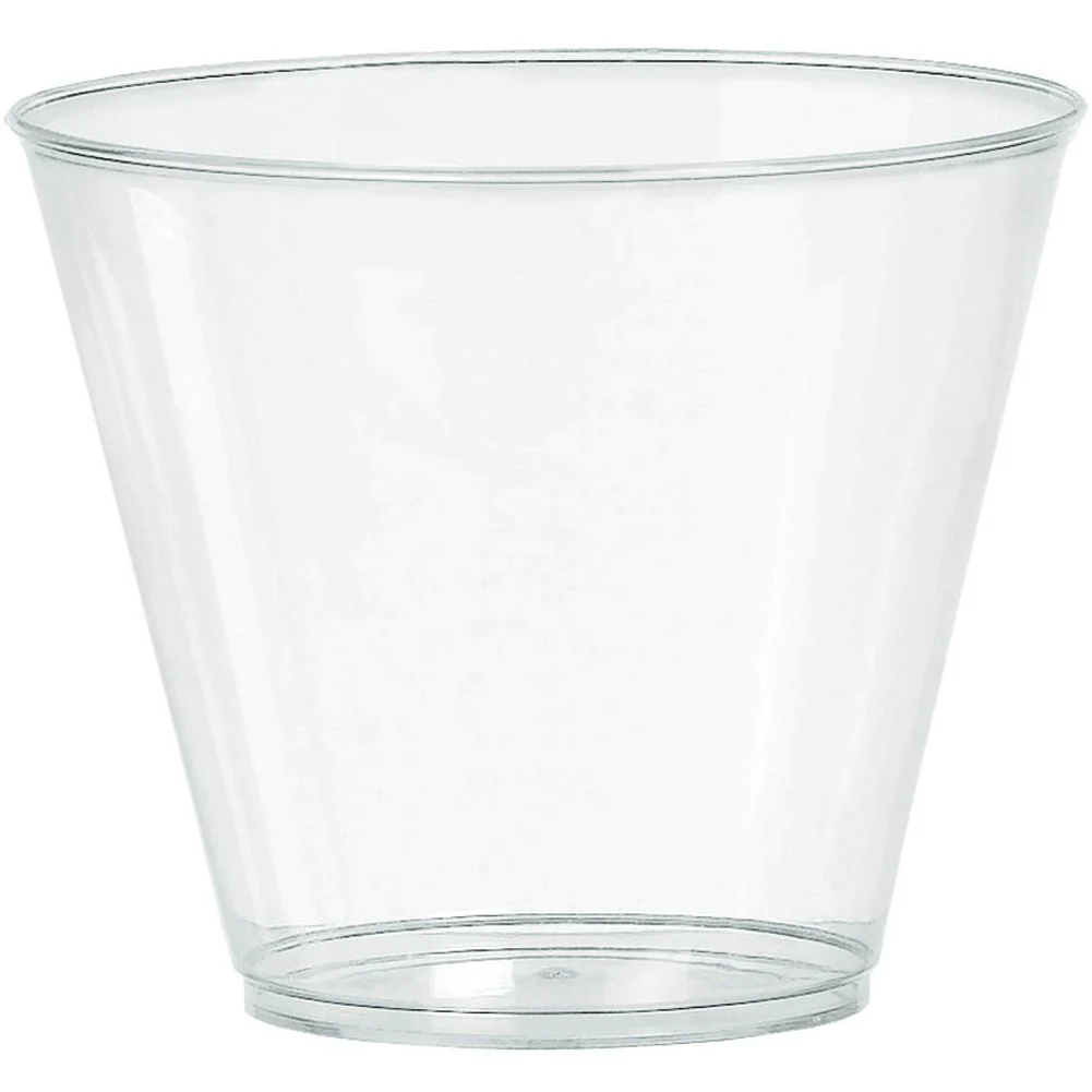 9Oz Plastic Tumbler - Clear - Image 2